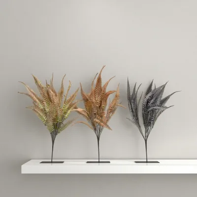 Yunnan Factory Direct Eco-Friendly Handcrafted Sword Toothed Fern Preserved Decorative Flowers Multi-Color for Valentine's Day
