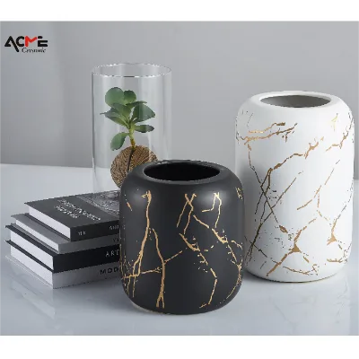 Ceramic Nordic Colorful Ceramic Planter Pot Indoor Outdoor Flower Plant Pot Vase for Home Garden Decor Vase