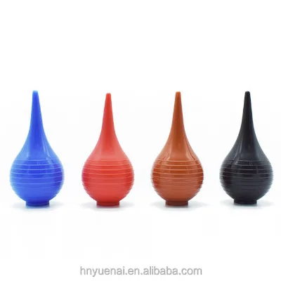 Rubber Squeeze Bulb Ball Earrings Ear Wash Ball Washing Balls