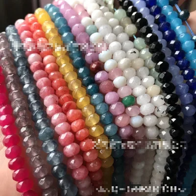 4*6mm Natural Stone Beads Crystal Beads DIY Tiger Eye Amethyst Rose Quartz Lapis Lazuli Citrine Loose Beads for Bracelet Making