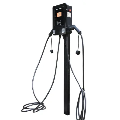 Ked 32a 7kw 11kw 22kw Ac Portable Wall-mounted Charging Station Triplephase Car Charger With Case