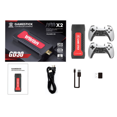 NEW GD30 Video Game Consoles 2.4G Wireless Controllers Simulators Retro 20000+Games 4K Game Stick Stick De Juegos