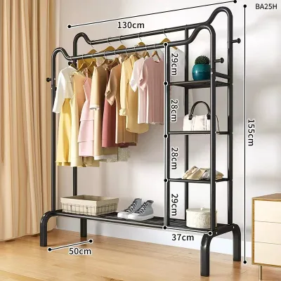 High Quality Customized Steel Clothes Floor Standing Drying Rack