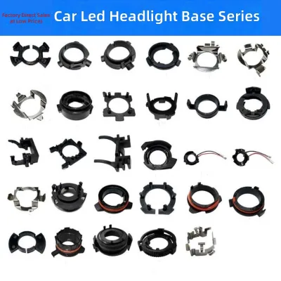 Multi Model LED Headlight Bulb Holder Retaining Clip Plastic Metal Adapter Base Ring for Car H7H11 9005 Head Lamp Fixing Bracket