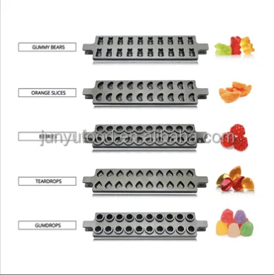 All Kinds of Candy Molds for Gummy and Hard Candies Stainless Steel Mold and Silicone Mould