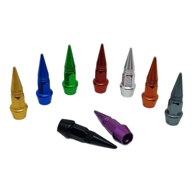 Premium Zinc Alloy Base with Swarovski Chrome Aluminum Tire Valve Stem Caps