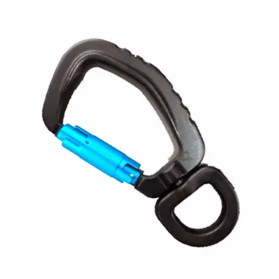 Factory Outlet Heavy Duty 15kN Aluminum Swivel Carabiners for Connect Dog Leash Carabiner