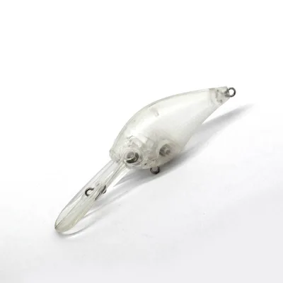 Artificiais ABS Plastic Hard Lures Crankbait Topwater Unpainted Fishing Lures Blank Lure Crank