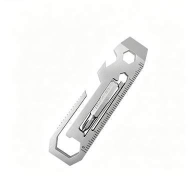 Bottle Opener Screwdriver Wrench 7 in 1 Stainless Steel Multi Function Tools EDC Tool Keychain Tool