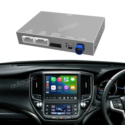 Toyota Crown 2015-2019 Linux Interface Box USB CarPlay Android Auto Module Decoder Car Radio 1 Year Warranty Binarytek