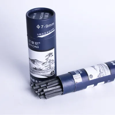 NYONI N8135 7-9mm Professional Art Standard Round Willow Charcoal Strip for Drawing