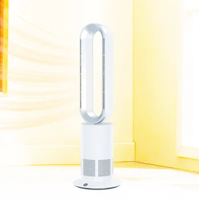New Arrival 2 in 1 Safety Room Use Fast Heating Desktop PTC Electric Bladeless Fan Heater