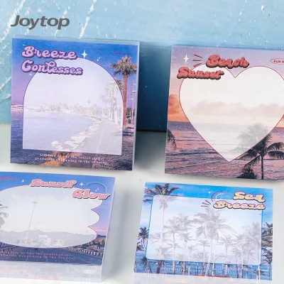 Joytop Loose Leaf Waterproof Desk Notes Office Message Memo Pads Promotional Items Eco-Friendly PET+Paper School Supplies