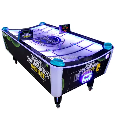 Best Selling Indoor Amusement Air Hockey Game Machine Ice Star Air Hockey Table Ticket Out 2-4 Players Multi Balls Hockey Table