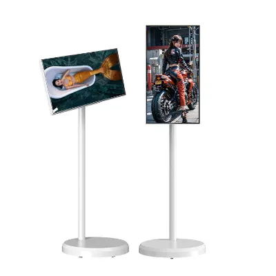 21.5 Inch Portable Smart Screen With Stand Rolling Display Android TV FollowByme with Battery 4h Rechargeable Portable TV