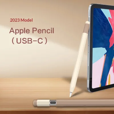 3rd Generation USB-C Capacitive Stylus Pen Protective Case Full-Body Silicone Pen Sleeve for Apple Pencil