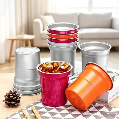 Wholesale Eco Friendly BPA Free Tumbler Cups Custom Aluminum Christmas Mug for Store Metal Packaging