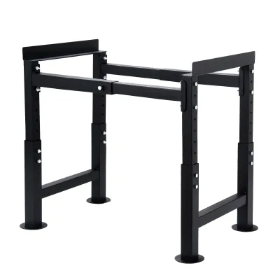 OEM ODM Adjustable Metal Bee Hive Stand with Adjustable Height (16.1"-20.9") and Width (15"-19") Black