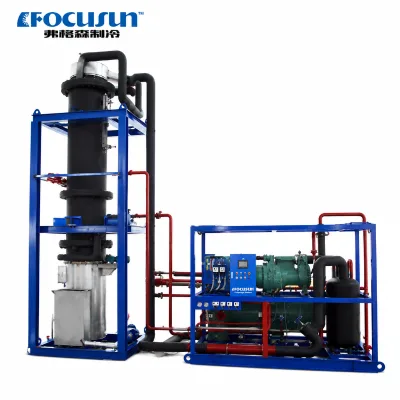 40T/Day Tube Ice Maker Industrial 24hr Production Bitzer Compressor