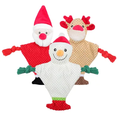 2025 Factory Directly Wholesale New Christmas Puzzle Teeth Grinding and Plush Toy for Dogs
