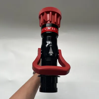 Durable Self-Protection Firefighting Water Gun with 7N m Low Torque Valve & Heat-Resistant Handle Adjustable Fire Water Nozzle