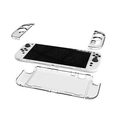 GP-365 Split Protective Case for Switch 2 Console Transparent PC Cover Accessory for Game Consoles