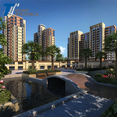 3D Max Exterior Design Scenes for Building , 3D Architectural Visualization