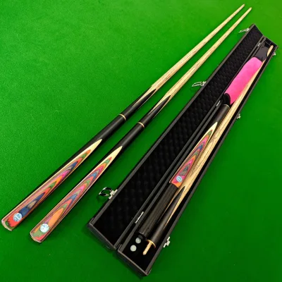 Quick Shipping 3/4 Jointed High Quality 10mm Ash Wood Snooker Cue for Beginner