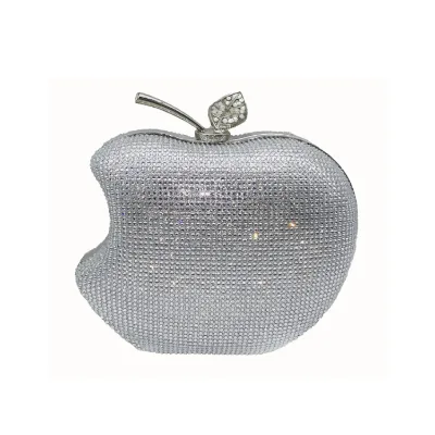 New Arrival High Quality apple Shape Chain Evening Bag for Lady Multi-function Casual Portable Clutch Evening Party Bag