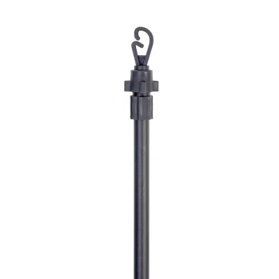 Premium Plastic & Metal Clothesline Support Stand Extended Clothes Hanging Prop for Sturdy Clotheslines