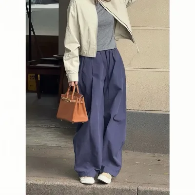 wholesale Y2K Clothing Oversize cargo pants women Quick Dry plus size clothing trousers women Streetwear women's trousers