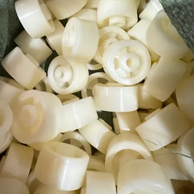 China Make Forklift Nylon Wheel Durable 8" 7" 6.3" 3.5" 2" Nylon Caster Wheel White Small Nylon Wheels in Polyester Bag Packed