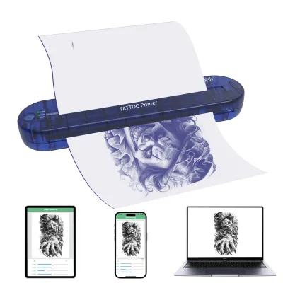 New High Quality Easy-to-Use Thermal Blue Transfer Tattoo Printer with Clear Image in 2025