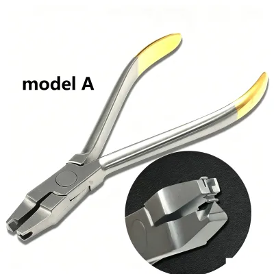 Dental Free-Arm Hook Locking Pliers Stainless Steel Orthodontic Forceps Free-Hook Placement Pliers Crimping Pliers