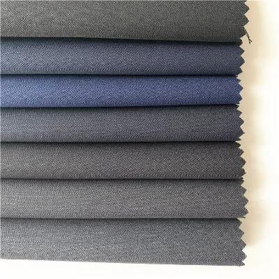 Luxury 100S/2 Worsted Wool Fabric 320G Heavyweight Anti-static Suiting Fabric for High-end Bespoke Suits Trousers Brands