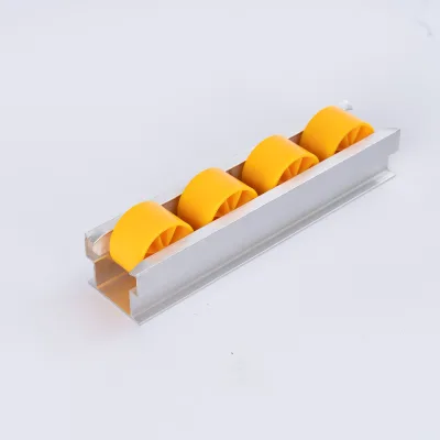 New 40*35mm Aluminium Alloy Roller Track with Roller Bearing and Normal Wheels 100kg Load Capacity
