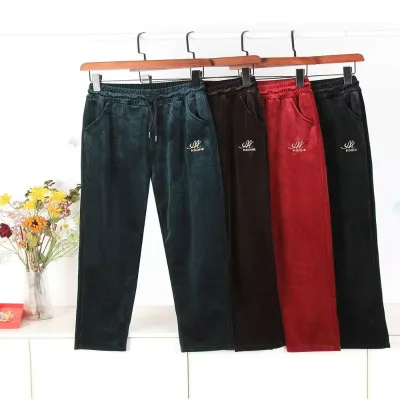 2.38 Dollar Model QYK031 Waist 3XL-5XL Spring Office Plus Size Hiking Outdoor Formal Cargo Woman Pants Trousers With Colors