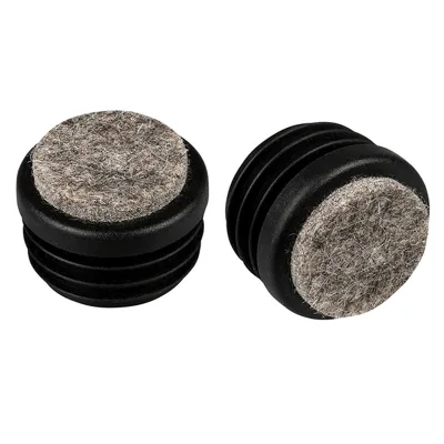 Felt-tipped Pipe Plugs Plastic Seals Anti-Slip Silent Wear-Resistant Shock-Absorbing Noise-Reducing Furniture Table Chair Foot