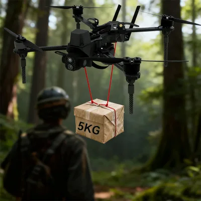 13-inch FPV Drone 5KG Payload Al Recognizes Tracking Thermal Imaging Drone Global Positioning System FPV Racing Drone