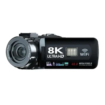 8K Ultra HD CMOS Sensor Direct Shooting Camera 18x Digital Zoom Professional Cameras Maximum 64MP Still Image