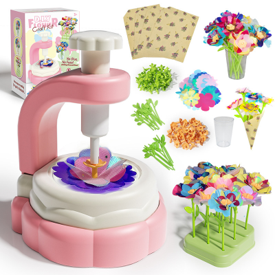 Creative Flower Bouquet DIY Craft Kits Montessori Educational Toys for Kids 4-8 Years Toddler Girl  Gifts Preschool Arts Crafts