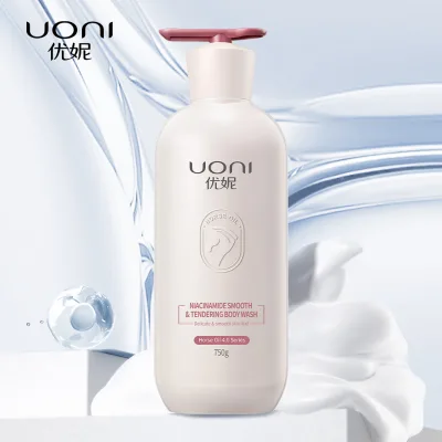 Private Label Body Wash Organic Vegan Niacinamide Exfoliating Shower Gel Hotel Whitening Long Lasting Perfume Shower Gel