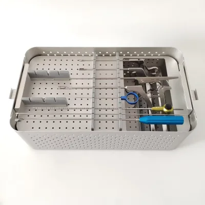 Stainless Steel Surgical Instrument Sterilization Box