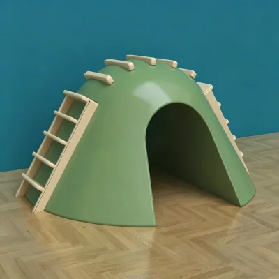 CA003 Kids Climbing Play Dome Hollow Cave‑Shape Children Play Indoor Outdoor Playground Equipment for Kindergarten Shopping Mall