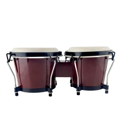 Double Head Small Bongo Drums African Hand Drum Orff Percussion Instruments Sideline Cheering Props