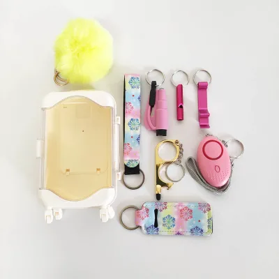 2025 Wholesale High Quality Keychain Packaging Box Custom Vendor Mini Suitcase Low MOQ Free Sample Multiuse Mini Eyelash Tool