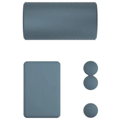 Pilates Recovery Essential Kit With Foam Roller Soft Yoga Block and Massage Balls