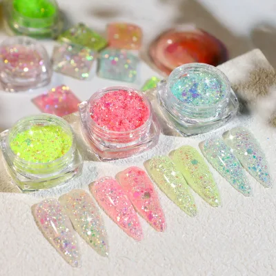 Satisfaction Guarantee New Internet Mixed Size Bling Super Flash Color Celebrity Flash Meteor Sequins