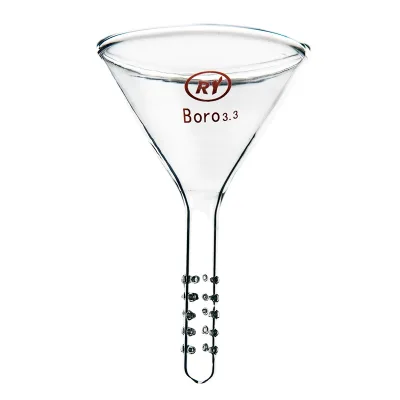Lab Glassware High Boro 3.3 Glass Solvent Addition Funnel