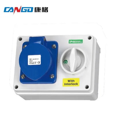 Industrial Waterproof Mechanical Interlocking Socket Box